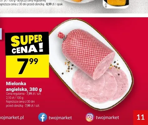 Mielonka angielska promocja w Twój Market