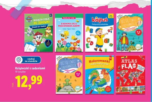 Książeczka z zadaniami promocja w Lidl