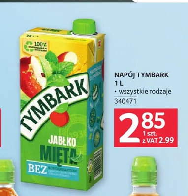 Napój Tymbark promocja w Selgros