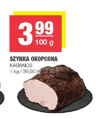 Szynka okopcona Kabanos promocja w SPAR