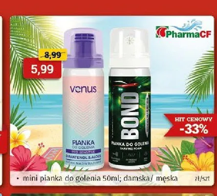 Mini pianka do golenia Venus damska promocja w Drogeria Kosmyk