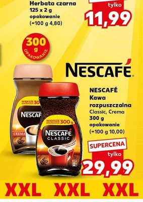 Kawa rozpuszczalna Nescafé Crema promocja w Kaufland