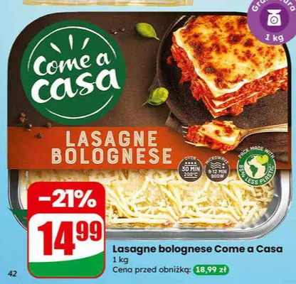 Lasagne bolognese promocja w Dino
