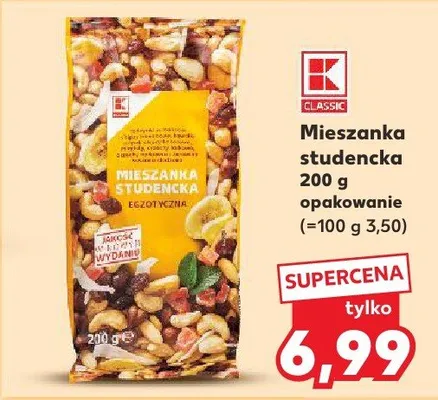 Mieszanka studencka promocja w Kaufland