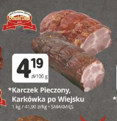 Karczek pieczony SmakMięs promocja w Marketvita