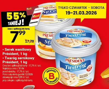 Twaróg sernikowy promocja w Twój Market