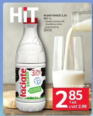 Mleko świeże 3,2% Łaciate promocja w Selgros