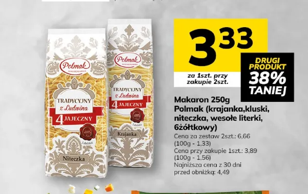 Makaron Polmak wesołe literki promocja w Hitpol