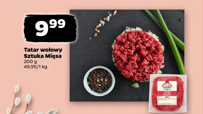 Tatar wołowy 200 g Sztuka Mięsa promocja