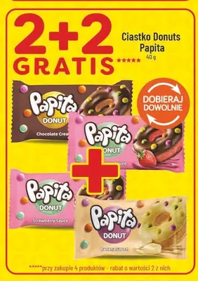 Ciastko Donuts Papita Strawberry Sauce promocja w POLOmarket