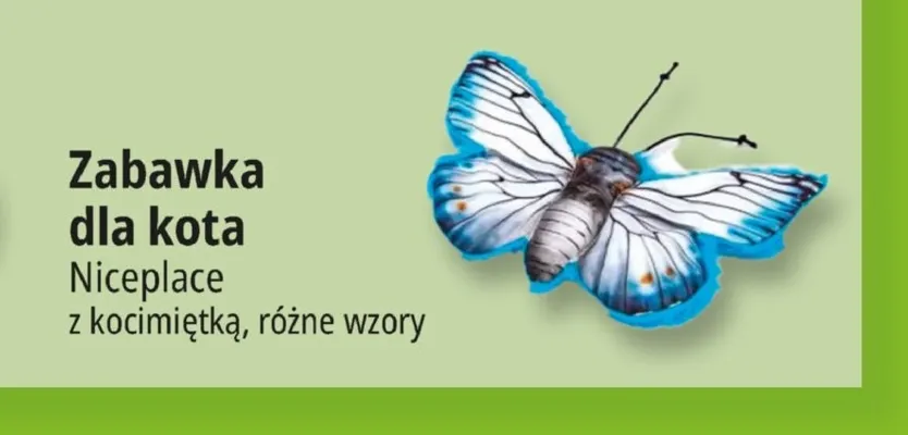 Zabawka dla kota Niceplace z kocimiętką promocja w Leclerc