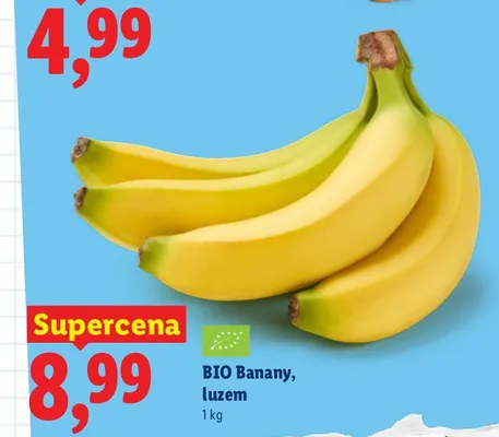 Banany BIO luzem promocja w Lidl