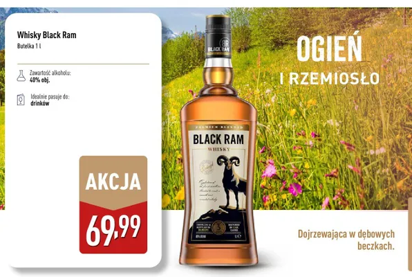 Whisky Black Ram promocja w Aldi