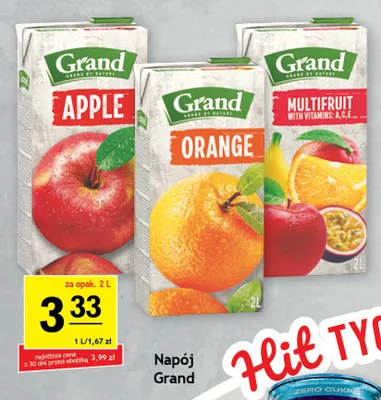 Napój Grand Apple promocja w Gram Market