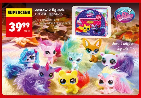 Zestaw 2 figurek Littlest Pet Shop promocja w Biedronka