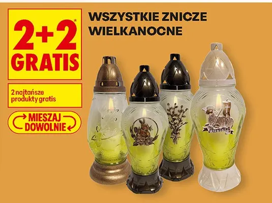 Znicze wielkanocne promocja w Biedronka