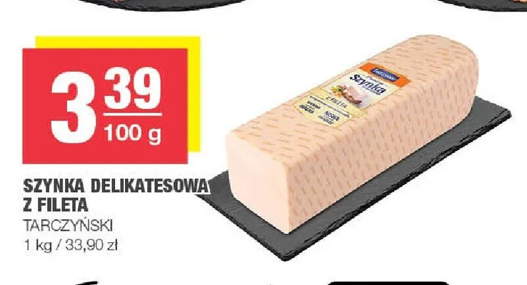 Szynka delikatesowa z fileta Tarczyński promocja w SPAR