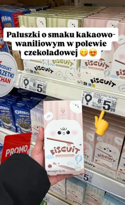 Paluszki w polewie czekoladowej Biscuit Chocolate Flavour Tokimeki promocja w Auchan