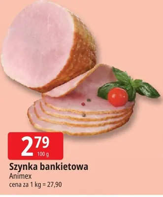 Szynka bankietowa Animex promocja w Leclerc