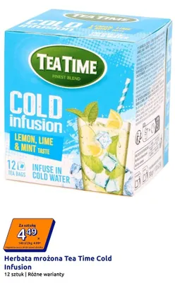 Herbata mrożona Tea Time Cold Infusion promocja w Action