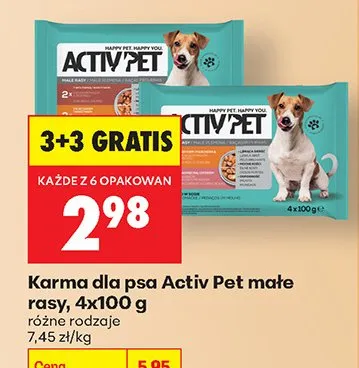 Karma dla psa małe rasy promocja w Biedronka