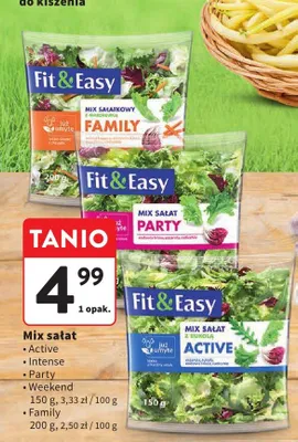 Mix sałat Fit & Easy Party promocja w Intermarche