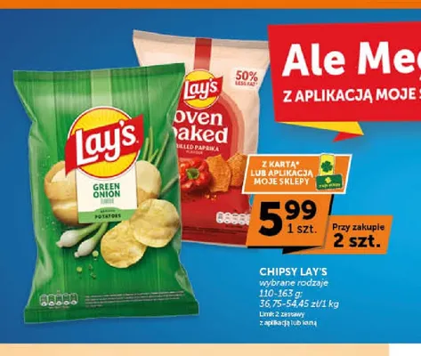 Chipsy Lay's Oven Baked Grilled Paprika promocja w ABC