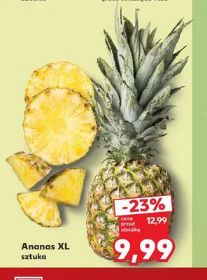 Ananas XL promocja w Kaufland