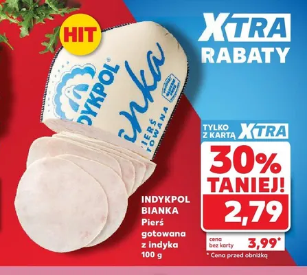 Pierś gotowana z indyka Indykpol Bianka promocja w Kaufland