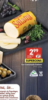 Ser Serenada Salami promocja w Delikatesy Centrum