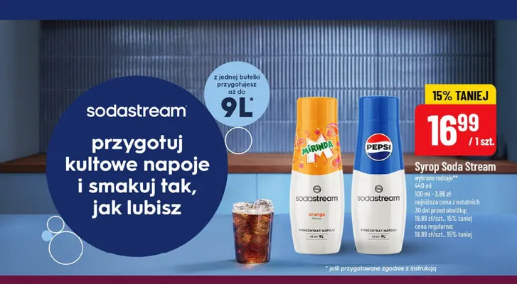 Syrop Soda Stream Mirinda promocja w POLOmarket