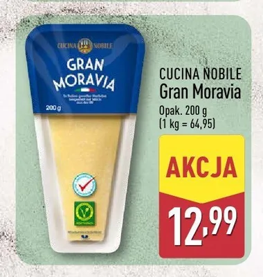 Ser Gran Moravia Cucina Nobile promocja w Aldi