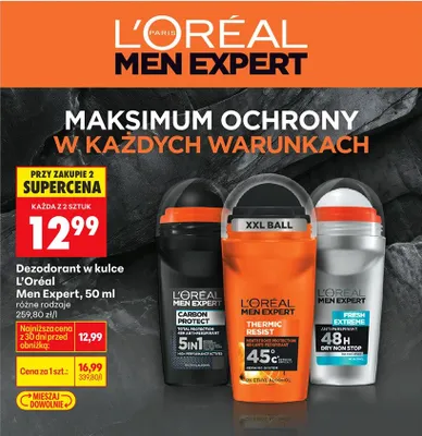 Dezodorant w kulce, różne rodzaje promocja w Biedronka