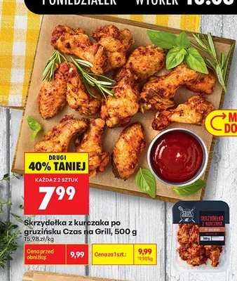 Skrzydełka z kurczaka po gruzińsku Czas na Grill promocja w Biedronka