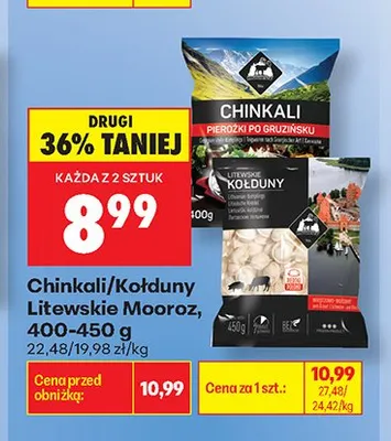 Chinkali pierożki po gruzińsku Moroz promocja w Biedronka