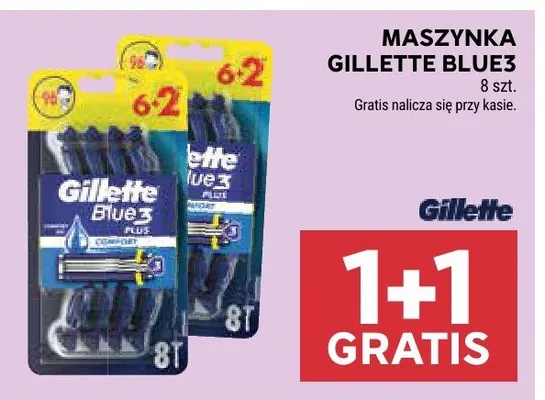 Maszynka do golenia Gillette blue 3 speed promocja w Stokrotka