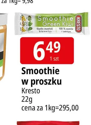 Smoothie w proszku Kresto promocja w Leclerc