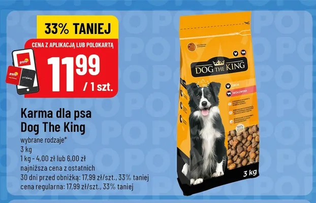 Karma dla psa Dog The King promocja w POLOmarket