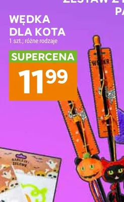 Wędka dla kota promocja w Stokrotka
