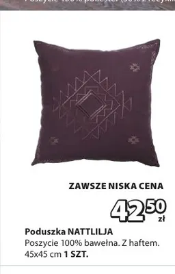 Poduszka Nattlilja 45x45 cm promocja w Jysk