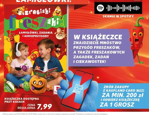 Książeczka Rozrabiaki Freszaki promocja w Kaufland