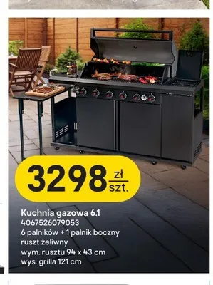 Kuchnia gazowa 6,1 Landmann promocja w Castorama