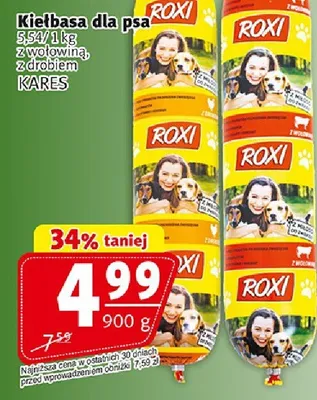 Kiełbasa dla psa z drobiem z wołowiną promocja w Prim Market