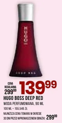 Perfumy deep red woda perfumowana promocja w Drogerie Natura
