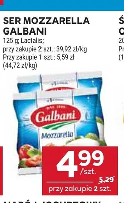 Ser Mozzarella Galbani promocja w Stokrotka