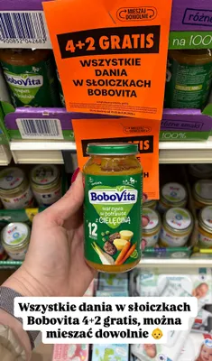 Wszystkie dania w słoiczkach  promocja w Biedronka
