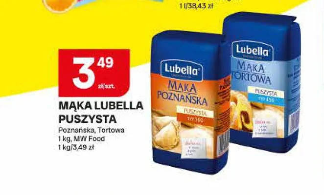 Mąka Lubella puszysta Tortowa promocja w Chorten