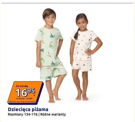 Dziecięca piżama promocja w Action
