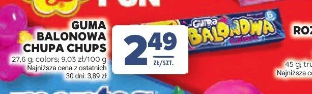 Guma balonowa Chupa Chups colors promocja w Stokrotka