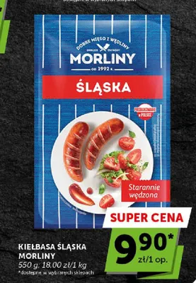 Kiełbasa Śląska Morliny promocja w Groszek